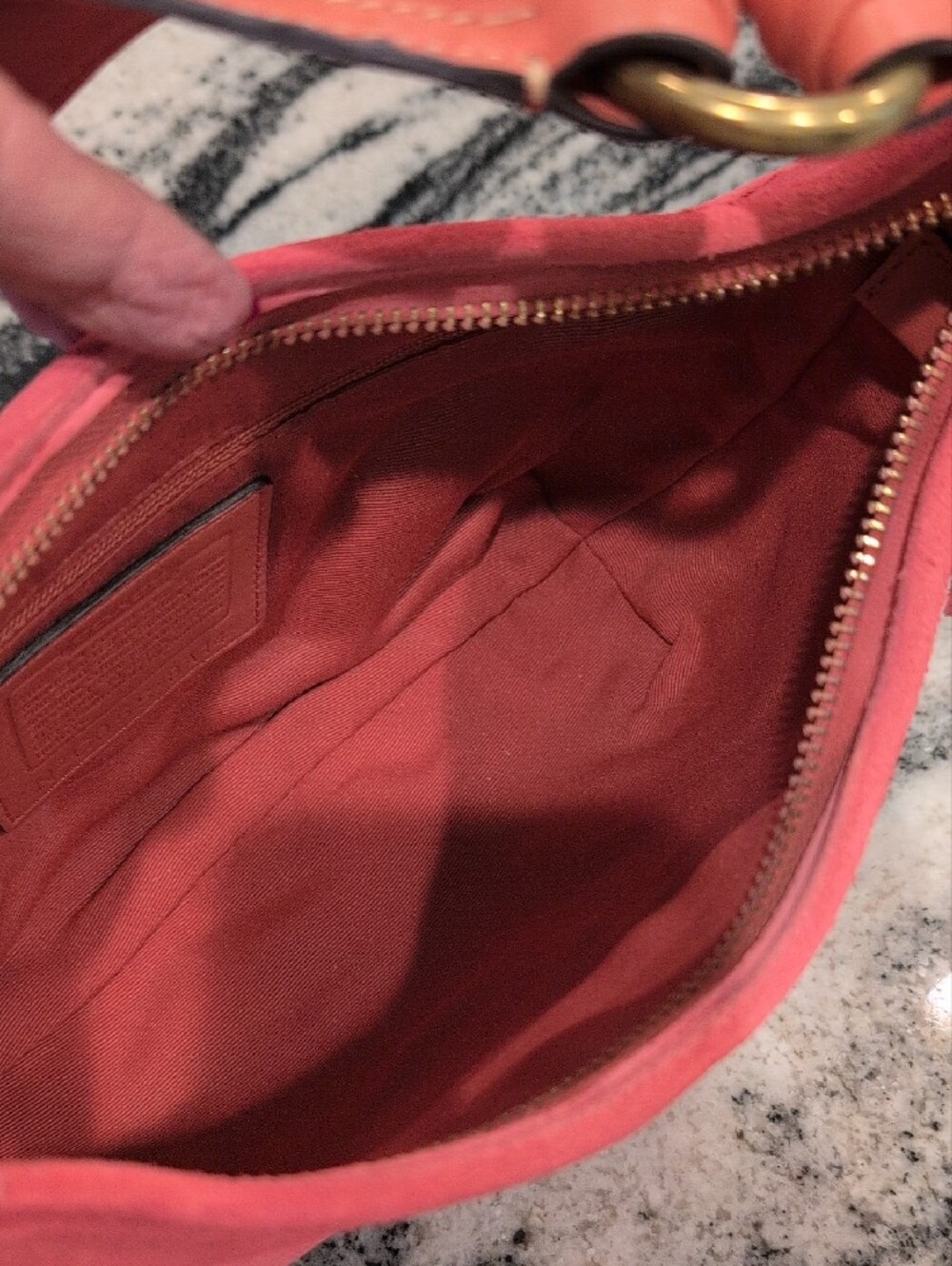 Coach Mini Soho Suede Hobo Shoulder Bag - VINTAGE - Picture 8 of 9